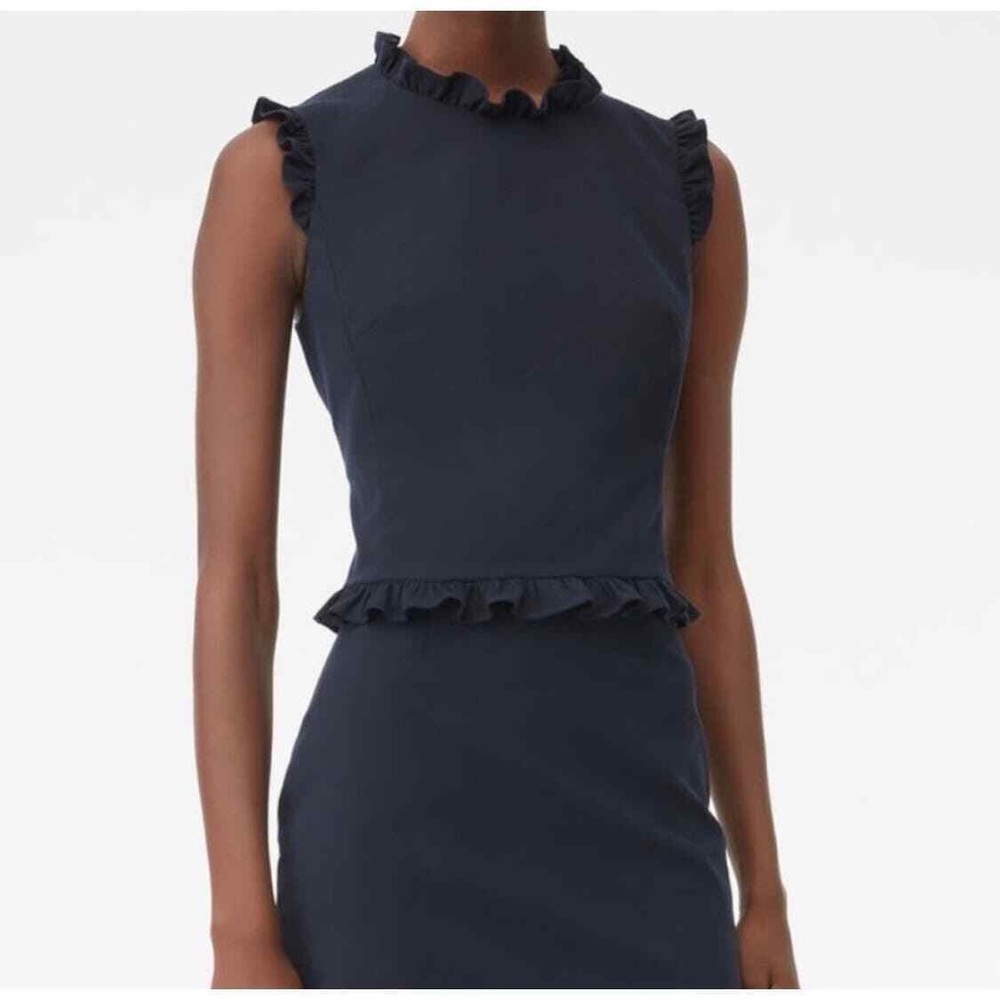 Tailored by Rebecca Taylor Navy Top with Pencil Skirt